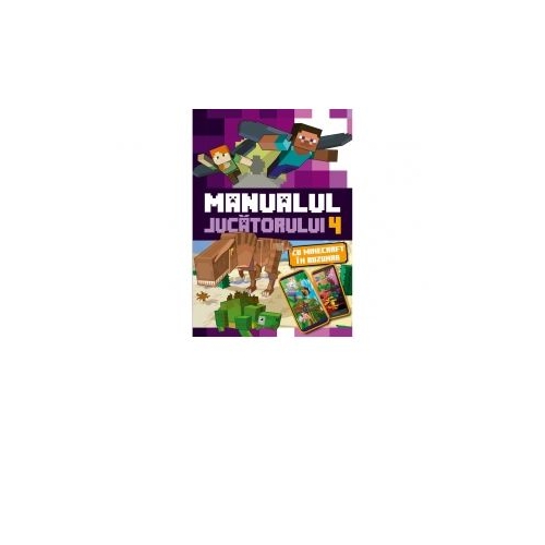 Manualul Jucatorului 4. Cu minecraft in buzunar Carti pentru copii Kreativ grupdzc
