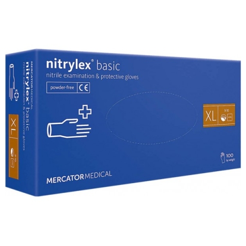 Manusi nitril albastre farma XL