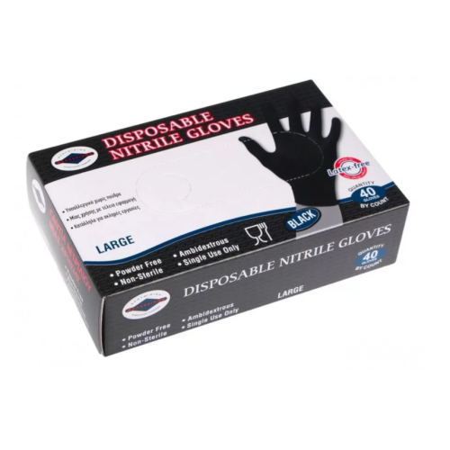 Manusi unica folosinta, nitril, 40 buc, L	