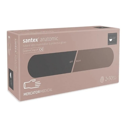 Manusi latex nepudrate M santex anatomic