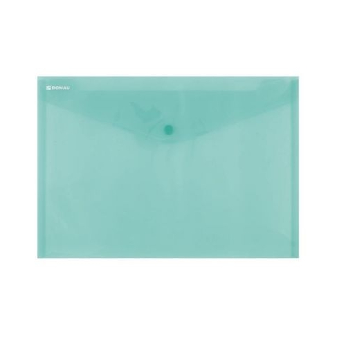 Mapa cu capsa, A4, verde transparent, PP, 180 microni (DN100653)