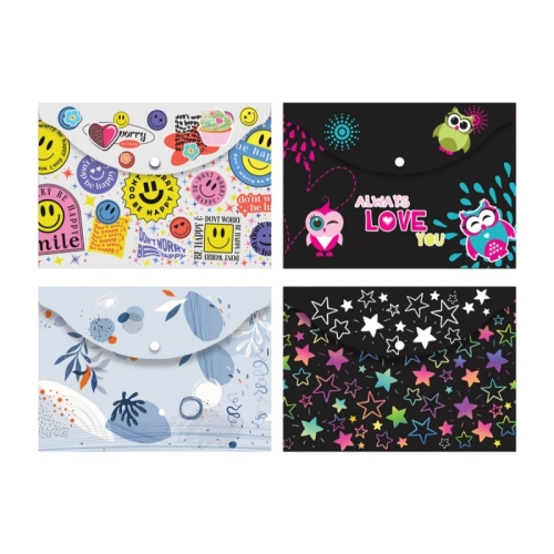 Mapa plastic Noki 3105T, cu capsa, A4, imagini diverse