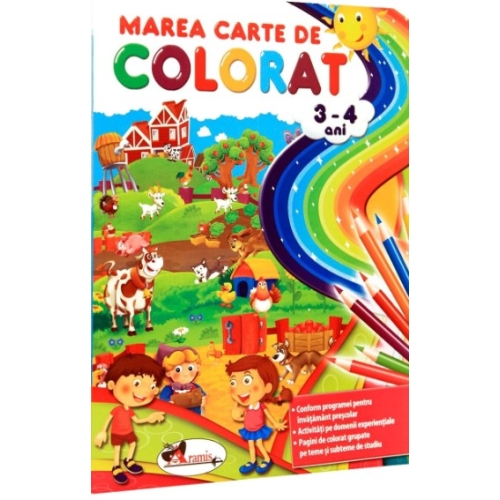 Marea Carte de Colorat. 3-4 ani, editura Aramis