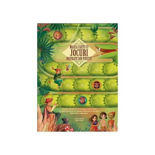 Marea carte cu jocuri inspirate din povesti - Anna Lang, editura Didactica Publishing House