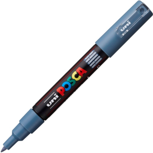 Marker UNI PC-1M 0. 7 mm gri albastrui Posca
