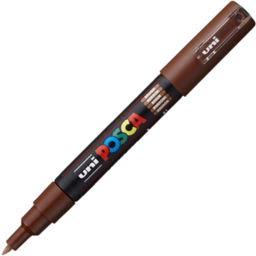 Marker UNI PC-1M 0. 7 mm maro Posca