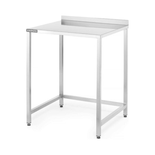 Masa de bar Oxygen Construction, argintie 700x650x(H)900 mm, Barmatic