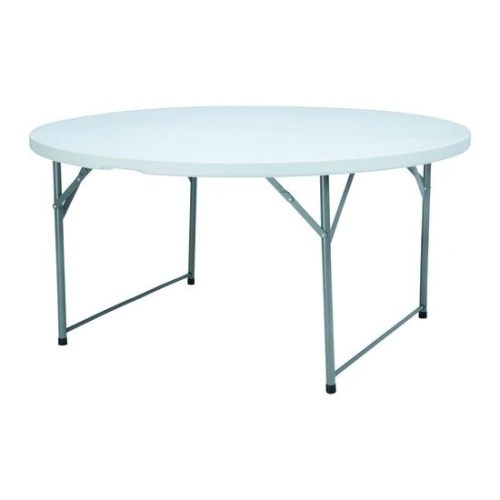 Masa tip bufet, rotunda, AmerBox, Alb, diam. 1830x(H)740mm