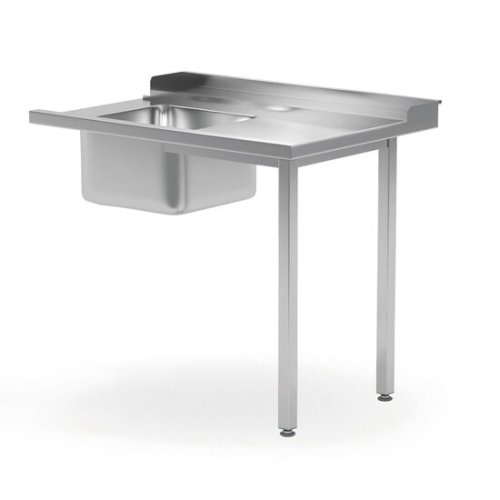 Masa prespalare cu o cuva pe stanga, pentru masina de spalat 1200x600x(H)850 mm, atasare pe partea dreapta