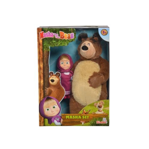 Set papusa Masha si ursul, Masha | 4006592044176