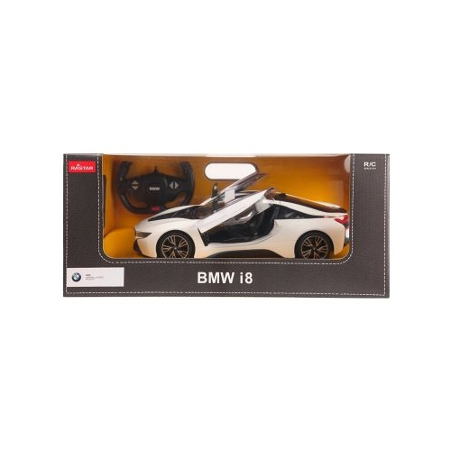 Masina cu telecomanda BMW I8 alb, Rastar