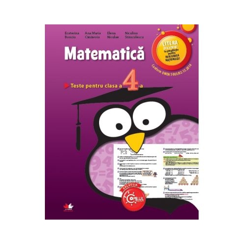 Matematica. Teste pentru clasa a IV-a - Ecaterina Bonciu