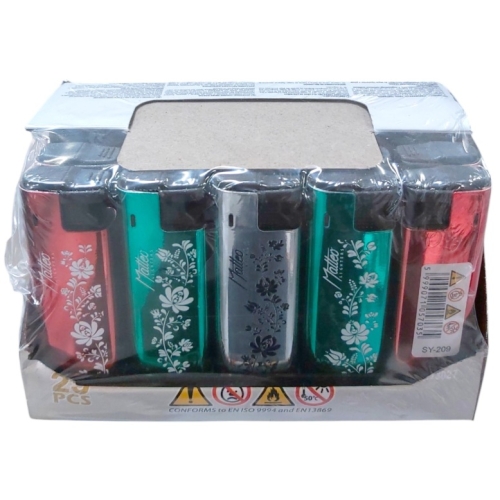 MATTEO BRICHETE ELECTRONICE METAL FLORAL 25BUC/SET 173027