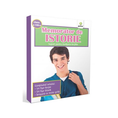 Memorator de istorie. Clasa a VIII-a. Suport pentru invatarea lectiilor