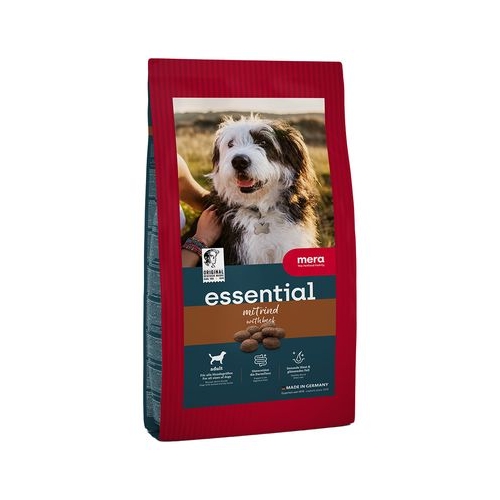 Hrana uscata Caini, Adult, cu vita, 12.5 kg, Mera Essential