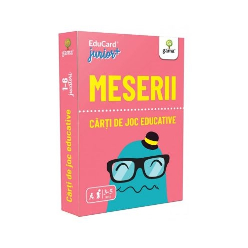 Meserii. EduCard Junior plus. Carti de joc educative