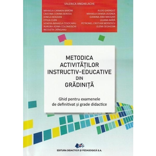 METODICA activitatilor instructiv-educative din gradinite Pedagogie Didactica si Pedagogica