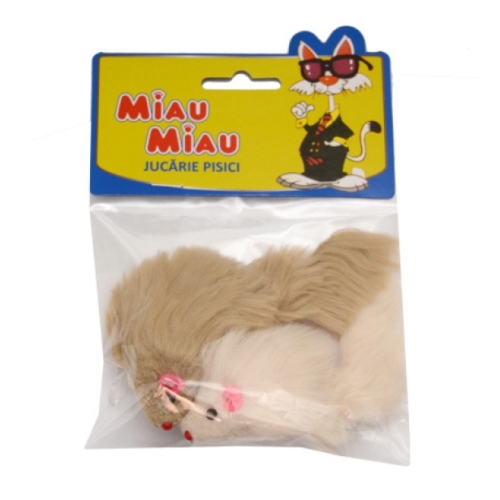 Miau Miau Jucarie Pisici HL 18 Soricel 2 buc