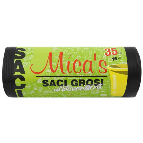 Saci menajeri 15buc, rola 35L - Micas