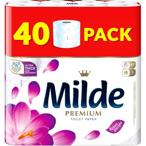 MILDE HARTIE IGIENICA 40ROLE 3STR RELAX PURPLE