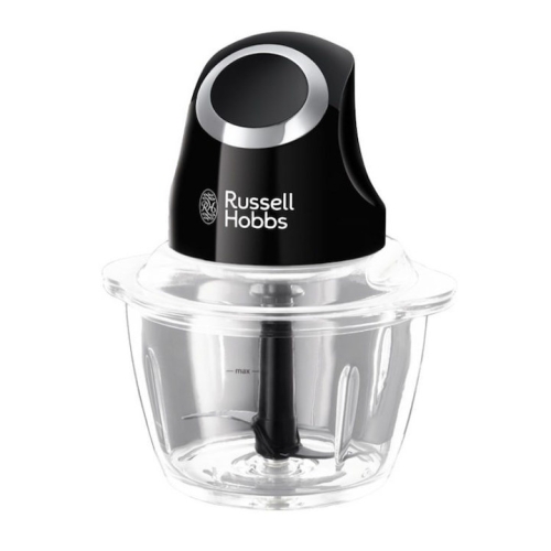 Mini tocator, Russell Hobbs, 24662-56, 200W, recipient 500 ml, Negru