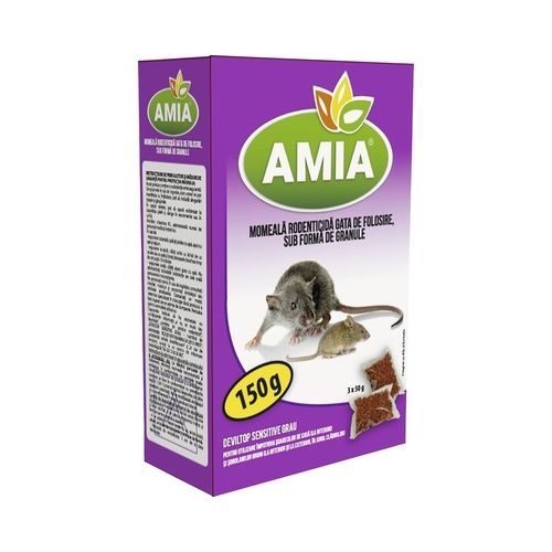 Momeala Amia Granule pentru soareci, 150 g