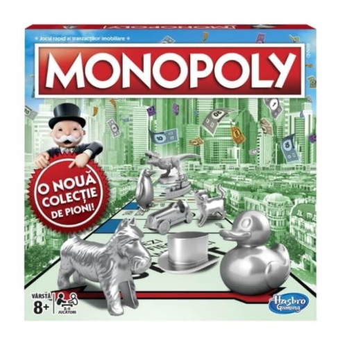 Joc de societate Monopoly clasic, 2/6 jucatori - Hasbro