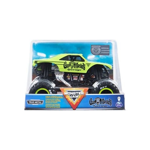 Monster Jam, macheta metalica scara 1: 24 Gas Monkey Garage, Spin Master