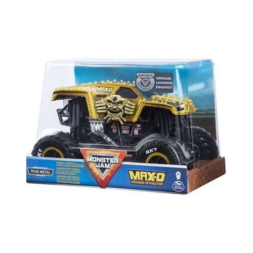 Monster Jam, macheta metalica scara 1: 24 Maximum Destruction Max-D, Spin Master