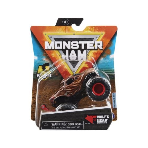 Monster Jam Masinuta metalica Wolf Head scara 1: 64