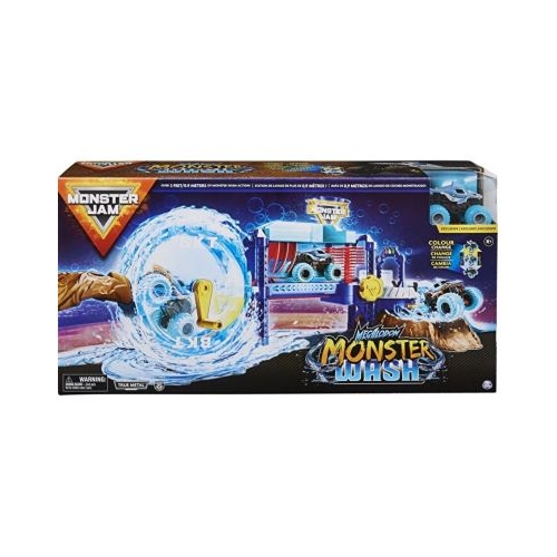 Monster Jam, Set de joaca Spalatorie auto, Spin Master