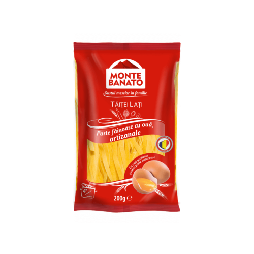 Monte Banato Paste Taitei lati, 200 gpe grupdzc.ro✅. Descopera gama copleta de produse la oferte speciale✅!