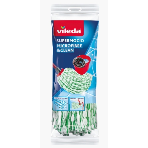 Mop microfibra universal, Micro & Clean + maner Euroclick - Vileda
