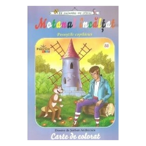 Motanul incaltat. Carte de colorat