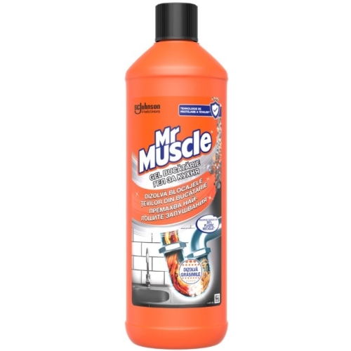 Gel Pentru Desfundat Tevi Mr Muscle Bucatarie, 1000ml