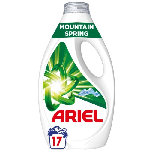 Detergent lichid, Mountain Spring, 765ml, 17 spalari, Ariel