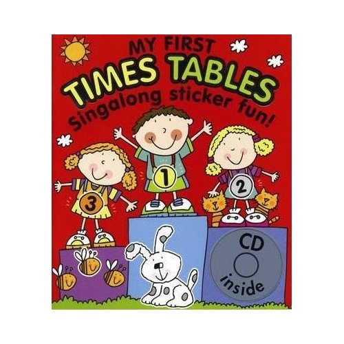 My First Times Tables Singalong Sticker Book, editura CYP. Carte educativa pentru copii