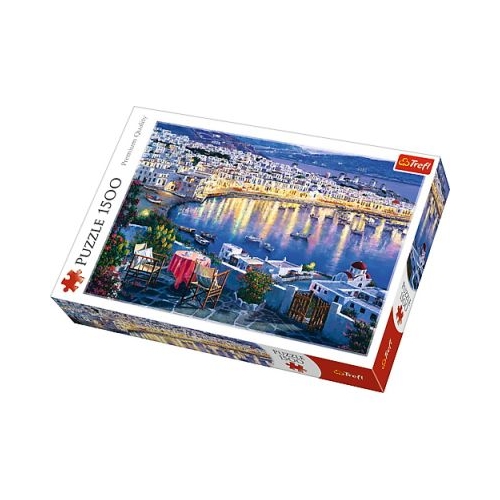 Puzzle apus in Myconos 1500 piese