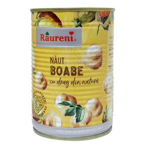 Naut Boabe cutie 425 ml Raureni