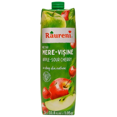 Nectar mere si visine, 1 L, Raureni