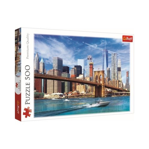 Puzzle priveliste din New York 500 de piese, Trefl