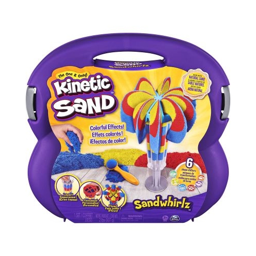 Kinetic sand cu accesorii Fantana cu nisip, Spin Master