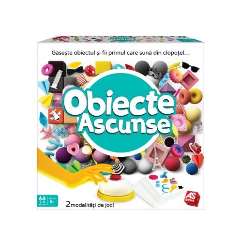 Joc de societate Obiecte ascunse, As games Jocuri de societate pentru copii AS games