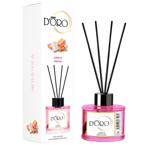 Odorizant camera cu betisoare aroma de Bubble Gum, 120 ml gamma D'ORO