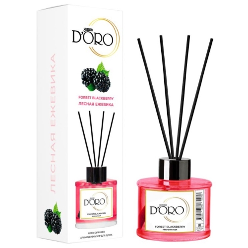 Odorizant camera cu betisoare aroma de Mure, 120 ml gamma D'ORO