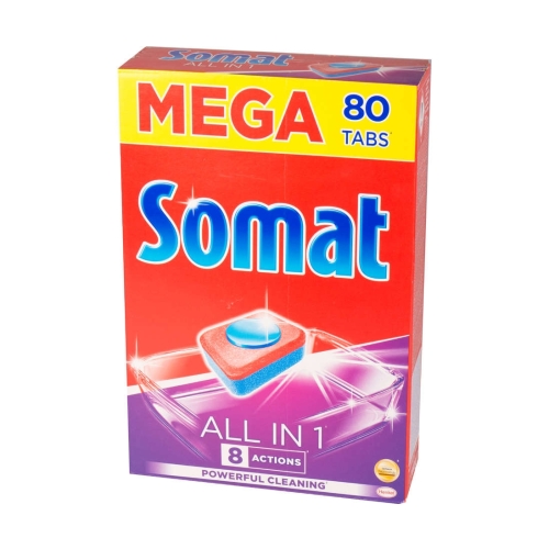Somat-All-in-1-Detergent-pentru-masina-de-spalat- vase,-80-tablete