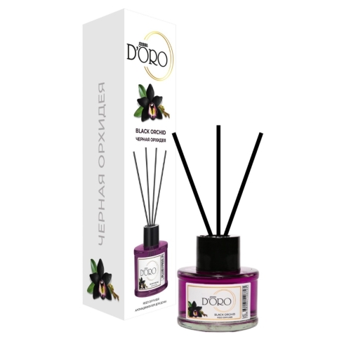 Odorizant camera cu betisoare aroma de Orhidee, 55 ml, gamma D'ORO