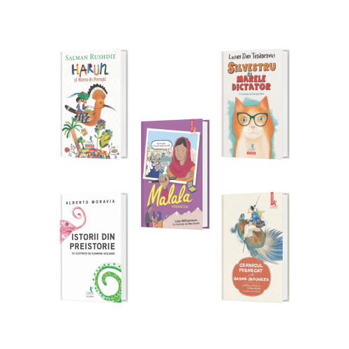 Pachet pentru copii Ceainicul fermecat si alte basme japoneze, Silvestru si Marele Dictator, Harun si Marea de Povesti - Salman Rushdie