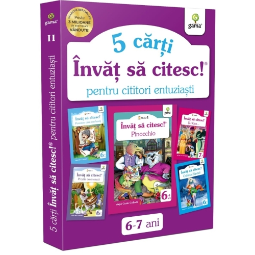 Pachet pentru cititori entuziasti 2. Invat sa citesc nivel 1