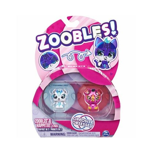 Pachet animalute de transformare Ursulet si catelus, Zoobles